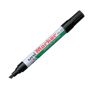 Маркер uni MARKER, 1-5мм, чорний NO.580B SHRINK BLACK фото