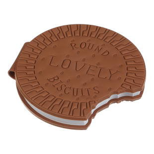 Блокнот BISCUIT, 90х90мм, 80 арк., нелінований, ароматизована Soft touch обкладинка, KIDS Line ZB.12470-18 фото