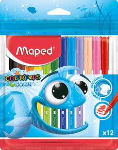 Фломастери COLOR PEPS Ocean, 12 кол. MP.845720 фото