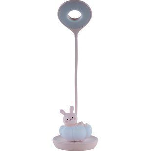 Настільна лампа LED з акумулятором Cloudy Bunny, рожевий K24-493-1-2 фото