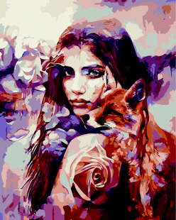 Картина за номерами "Лисиці", 40*50, ART Line ZB.64263 фото