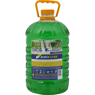 Засіб для миття скла BUROCLEAN 5л зелене яблуко 10700604 фото