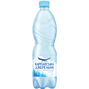 Вода мінеральна негазована, 0.5л, "Карпатська Джерельна", ПЕТ kd.40233 фото