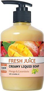 Крем-мило рідке FRESH JUICE 460 мл Mango&Carambola e.23333 фото