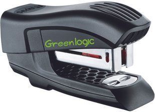 Степлер компактний GREENLOGIC MINI, пластиковий, 15л., + 400 скоб (скоби №24/6; 26/6), асорті MP.353010 фото