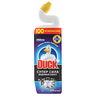 Засіб чист. дтуалету DUCK 5-в-1 900мл Видимий ефект w.05318 фото