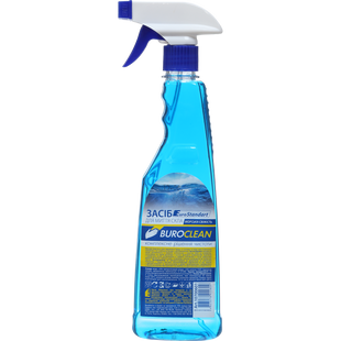 Засіб для миття скла BUROCLEAN з розпилювачем 500мл морська свіжість 10700601 фото