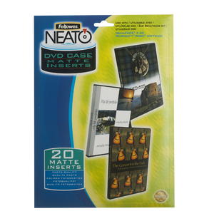 /Матові вкладки NEATO до коробок Simline для CD/DVD дисків f.84498 фото
