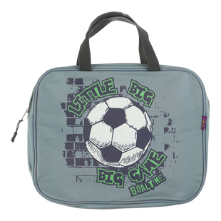 Папка-портфель А4 FOOTBALL, 36х29х6 см, горизонтал., 2 ручки ZB.705608 фото