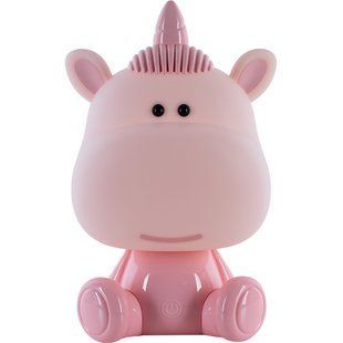Світильник-нічник LED з акумулятором Unicorn, рожевий K24-491-1-2 фото