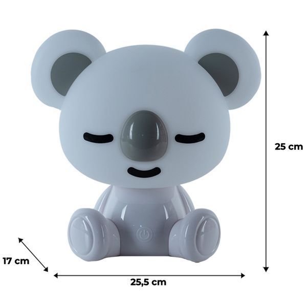 Світильник-нічник LED з акумулятором Koala, білий K24-491-2-1 фото