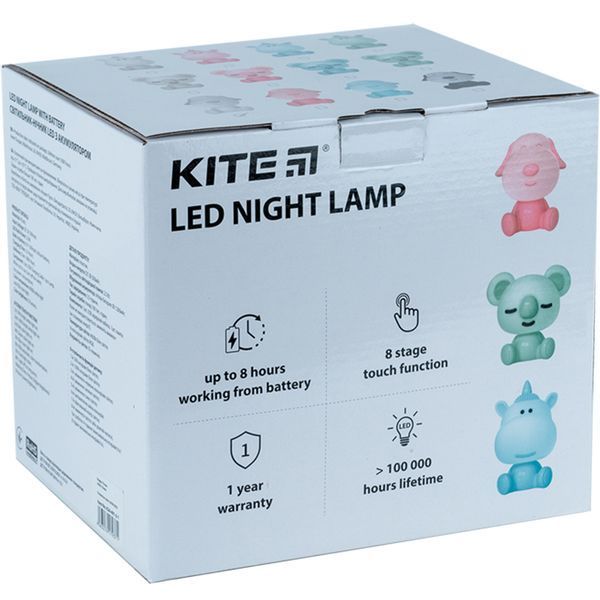 Світильник-нічник LED з акумулятором Koala, рожевий K24-491-2-2 фото